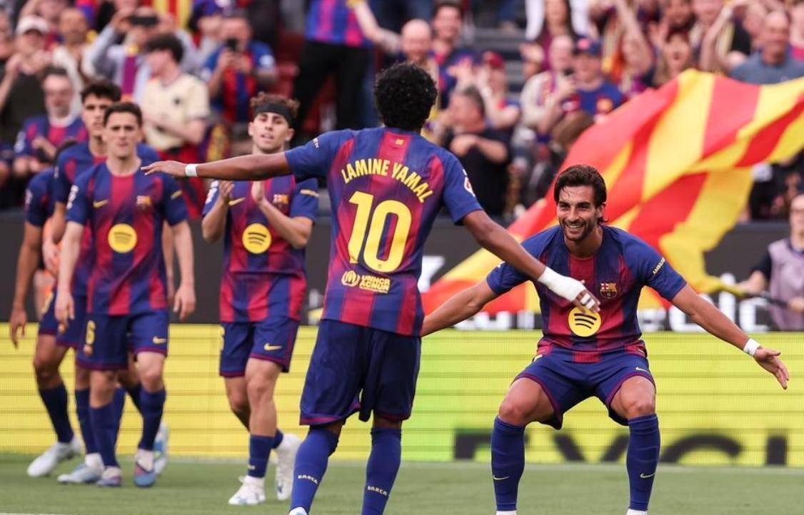 巴萨4-1甩开皇马9分，创127年纪录，冠军恐无悬念，西甲大结局将提前